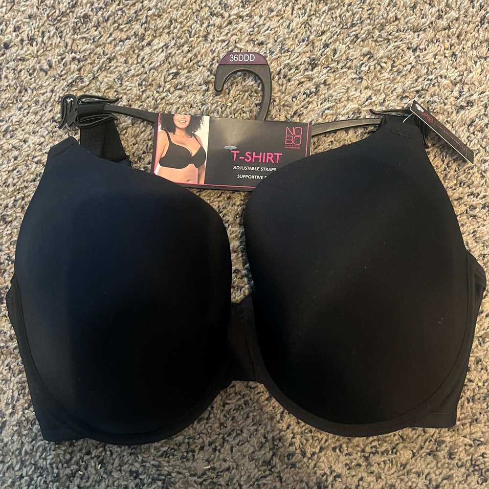 36DDD T Shirt Adjustable straps bra NEW NWT